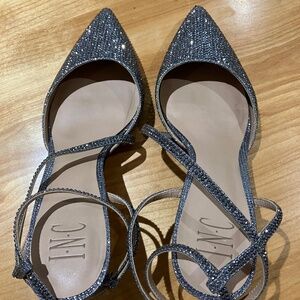 Inc. Silver Pumps